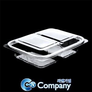 PET투명반찬용기 야채포장용기 투명 블랙 480개세트 박스 DL-611-1
