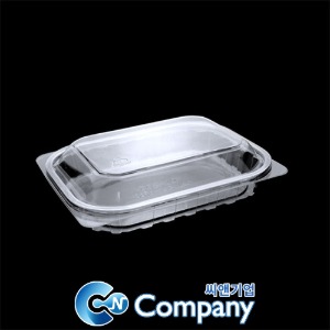 PET일회용반찬용기 반찬포장 투명 블랙 600개세트 박스 DL-205