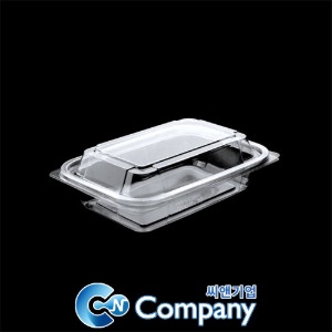 PET일회용반찬용기 야채포장 투명 블랙 1000개세트 박스 DL-222