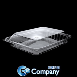 PET일회용반찬용기 샐러드포장도시락 투명 블랙 백색 300개세트 박스 DL-218-1