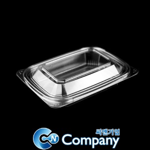 PET반찬용기 샐러드포장 투명 600개세트 박스 TP-201