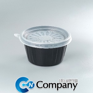 일회용국물용기 CNA 105파이 중 흑색(음식,반찬포장)1000개세트